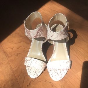Ann Taylor Snakeskin Heel